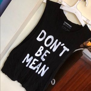 “Don’t be mean” tank top